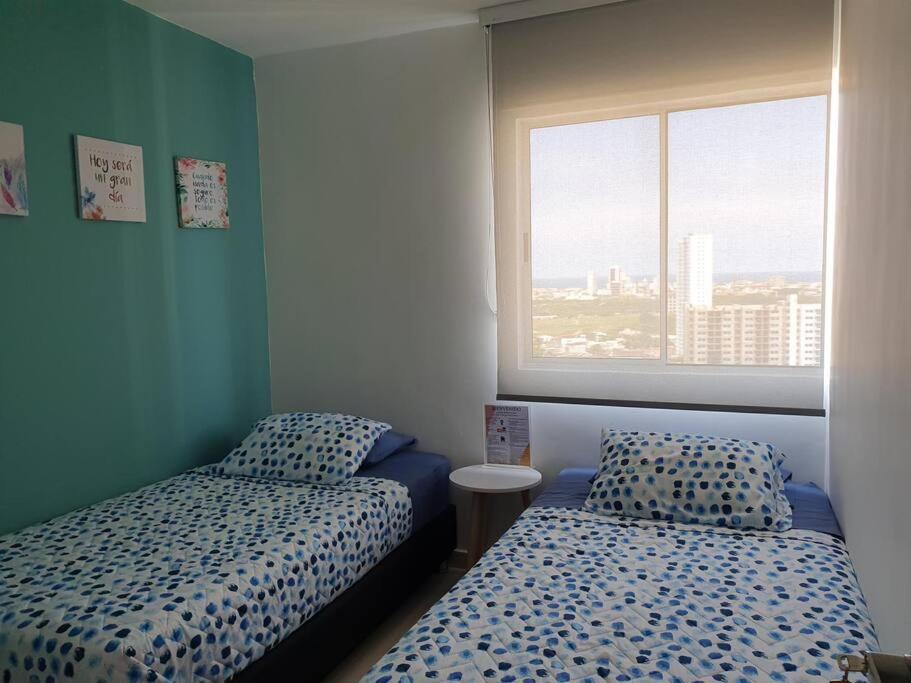 Acogedor Apto En Piso 22 Vista Al Mar 公寓 Cartagena