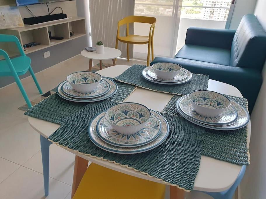 公寓 Acogedor Apto En Piso 22 Vista Al Mar